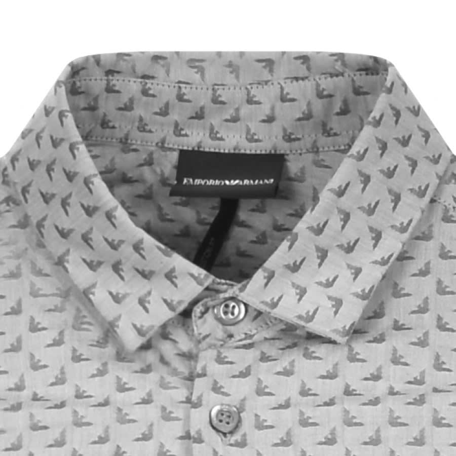 Alternative Image for ProductEmporio Armani Long Sleeve Shirt Grey3